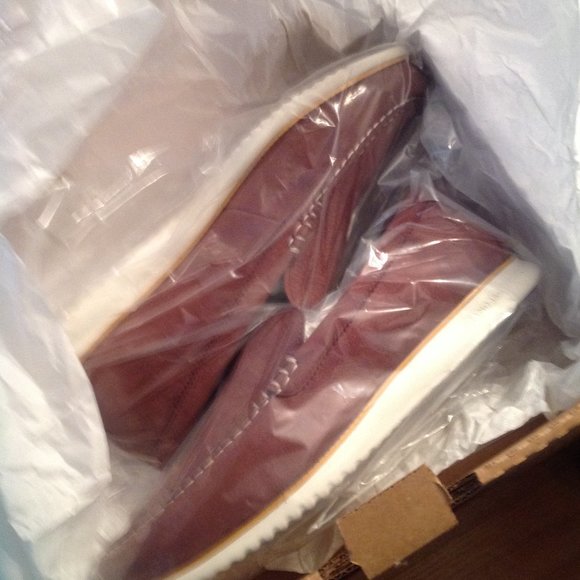 Cole Haan Men's ZeroGrand Venetian Rust Brown Nubuck Leather Loafers 11.5M  NWOB - Picture 3 of 10